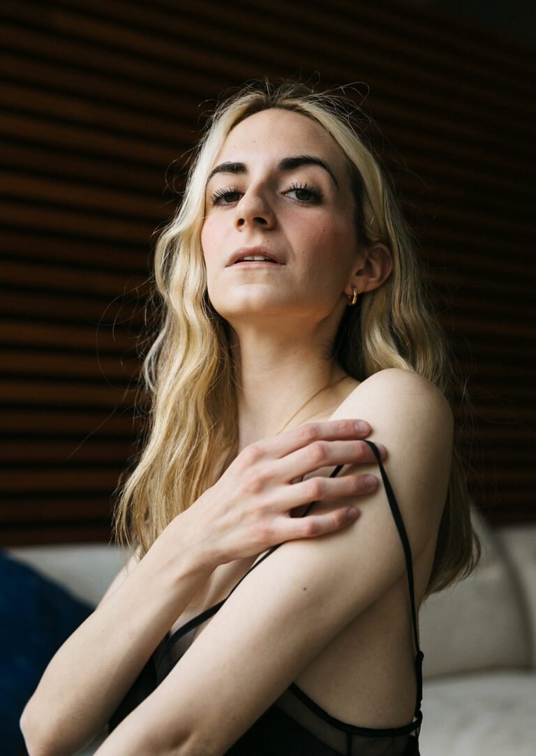 Set Satín Azul